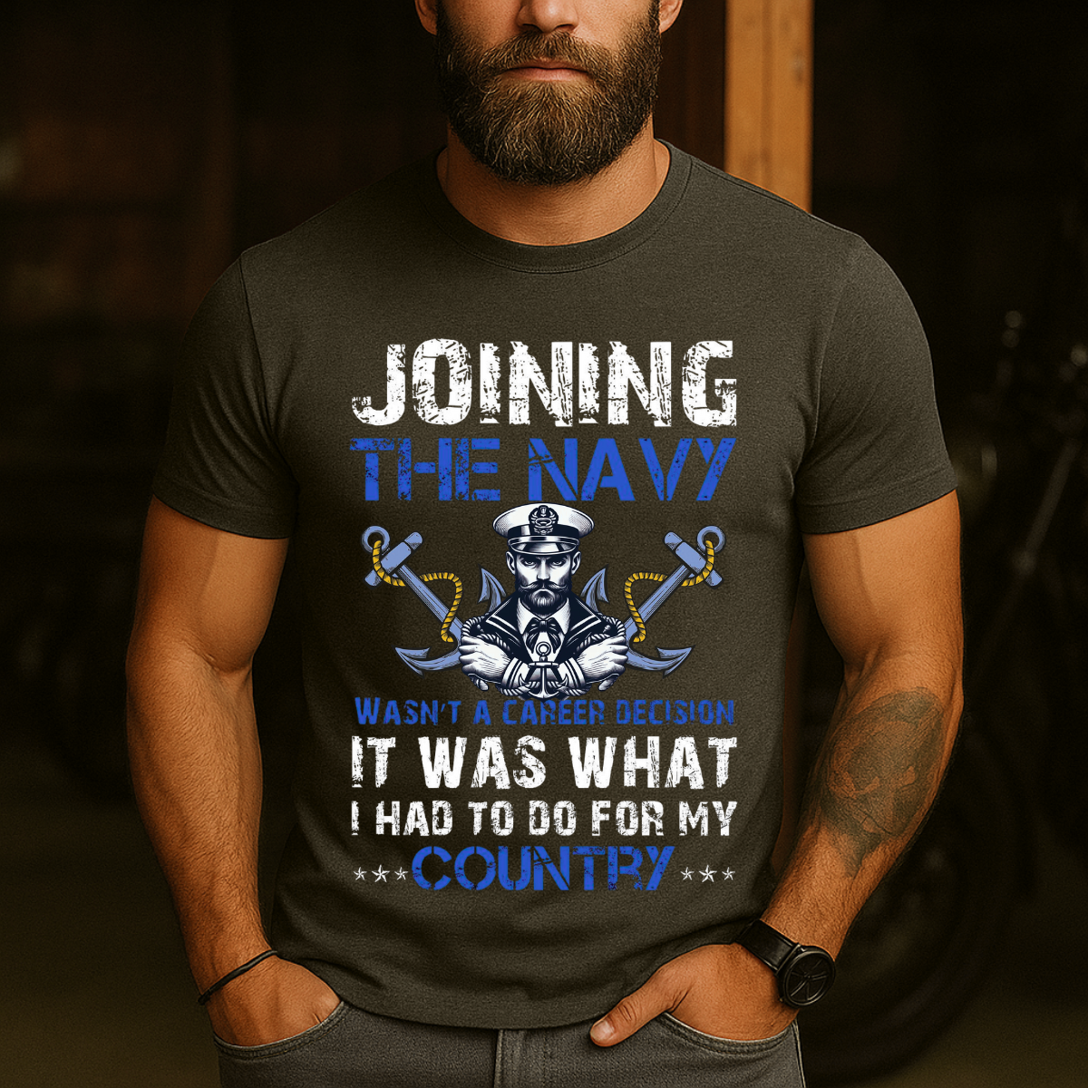 Navy Veteran Pride T-Shirt – Joining The Navy – Patriotic Gift Tee