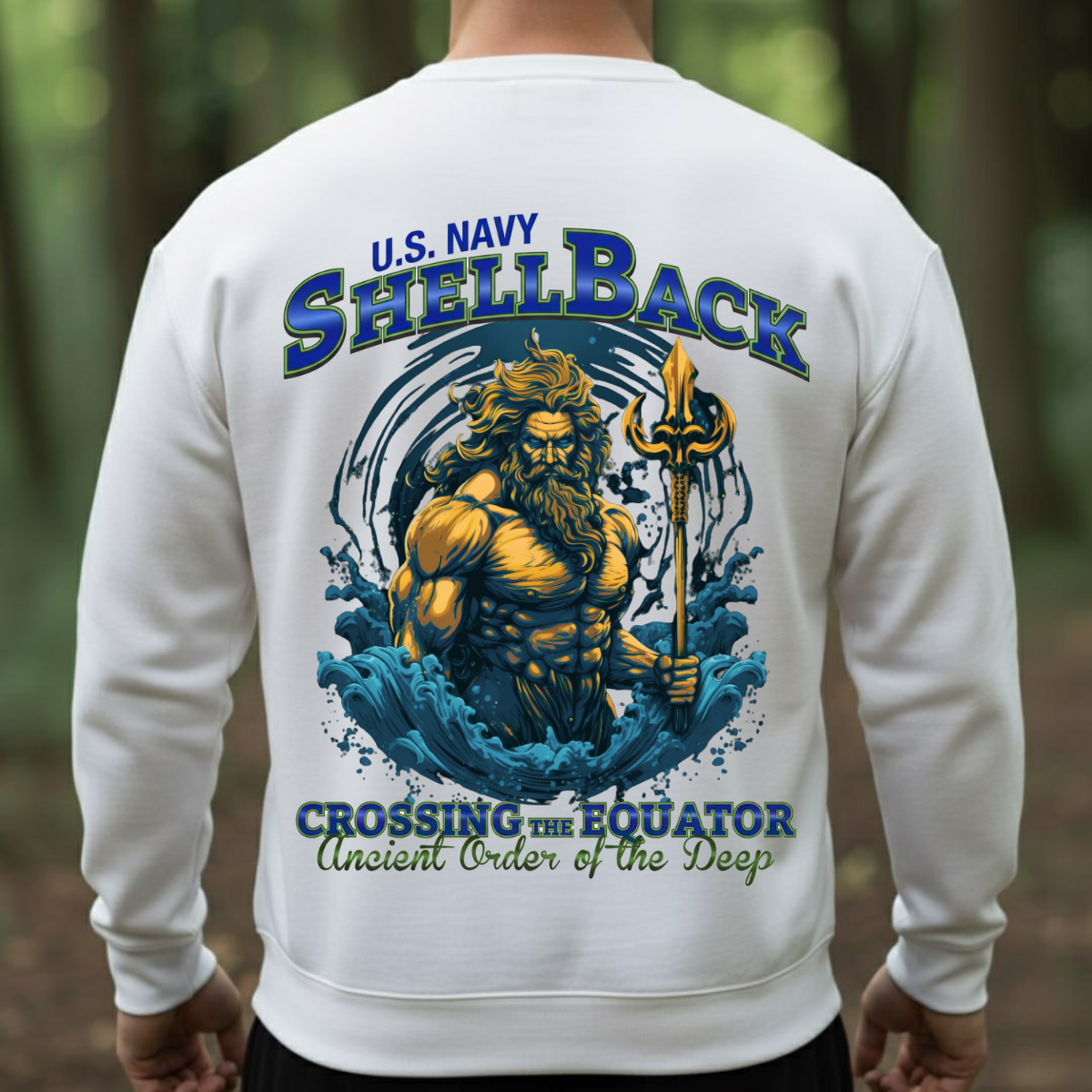 Navy Shellback Veteran Shirt – Crossing The Equator – Ocean Warrior Spirit