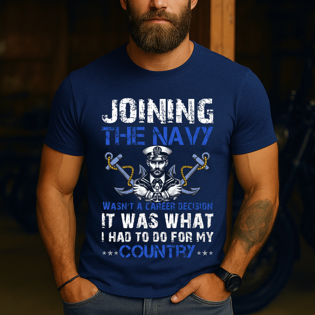 Navy Veteran Pride T-Shirt – Joining The Navy – Patriotic Gift Tee