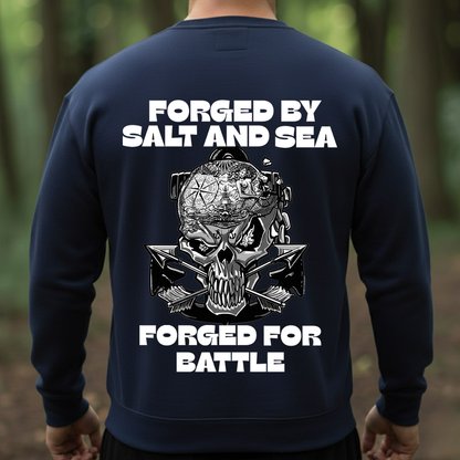 Forged in the Deep – Death Before Dishonor Skull Anchor T-Shirt, Sailor Veteran Gift