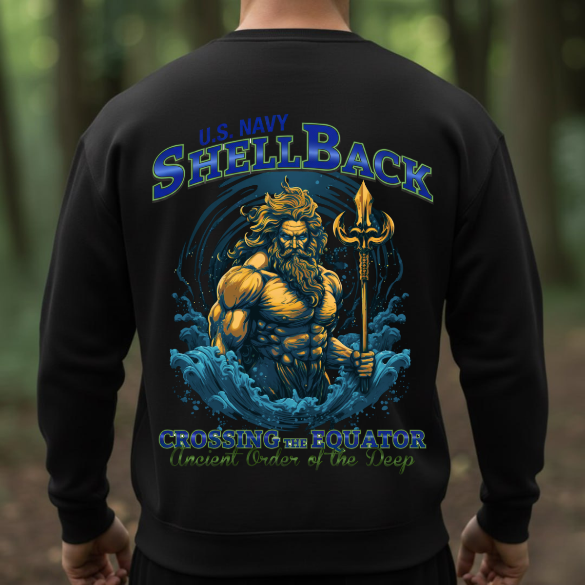 Navy Shellback Veteran Shirt – Crossing The Equator – Ocean Warrior Spirit