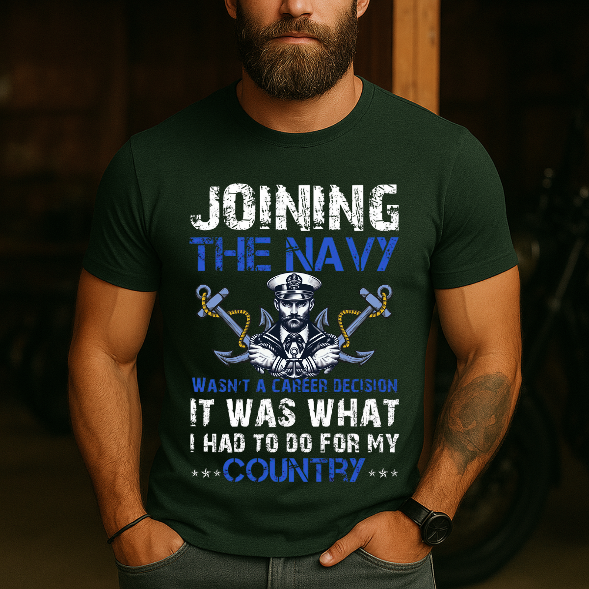 Navy Veteran Pride T-Shirt – Joining The Navy – Patriotic Gift Tee