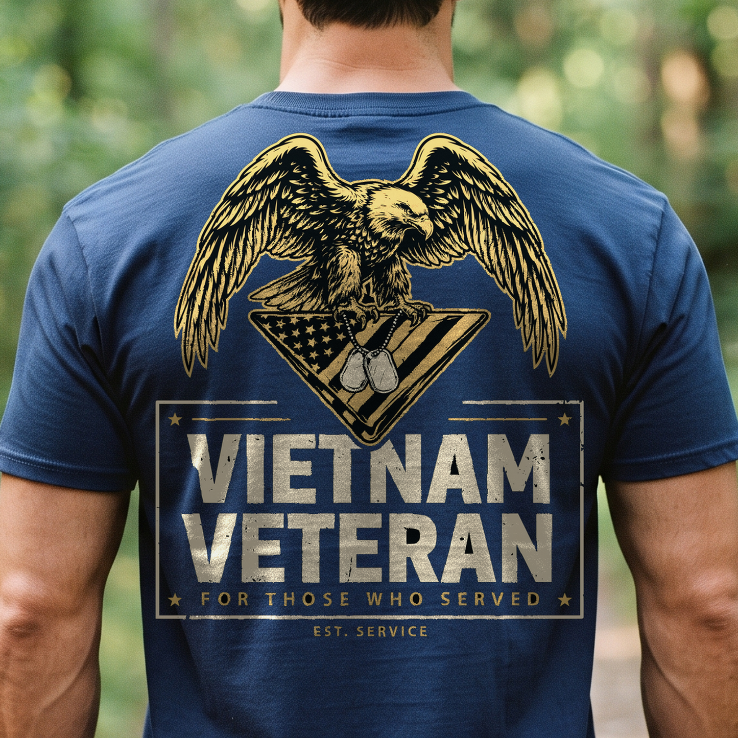 "Vietnam Veteran" T-Shirt – Patriotic Military Veteran Pride Gift for Veterans Day