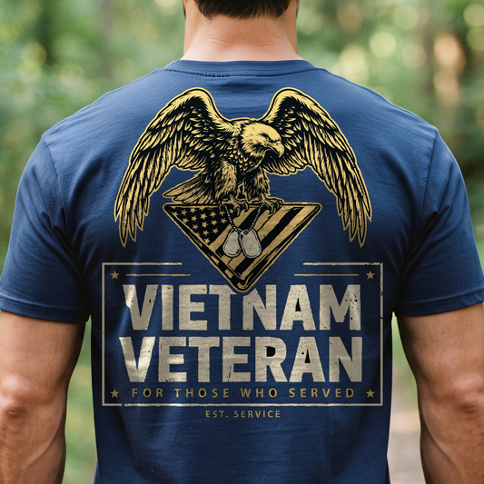"Vietnam Veteran" T-Shirt – Patriotic Military Veteran Pride Gift for Veterans Day