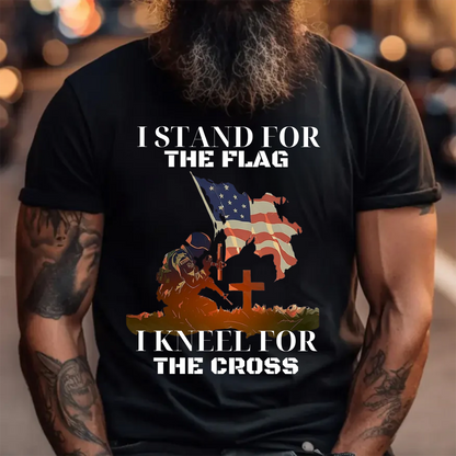 U.S. Veteran Shirt - Stand For The Flag, Kneel For The Cross - Proud Veteran Shirt, Perfect Gift For Veteran