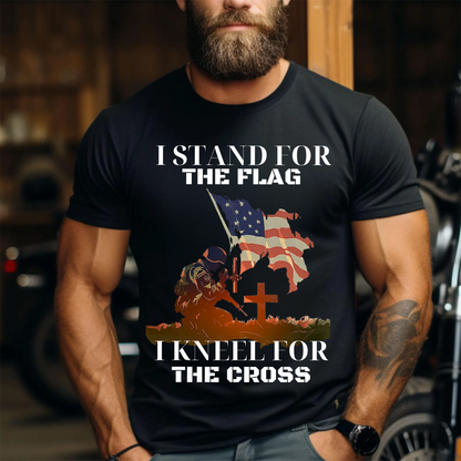 U.S. Veteran Shirt - Stand For The Flag, Kneel For The Cross - Proud Veteran Shirt, Perfect Gift For Veteran