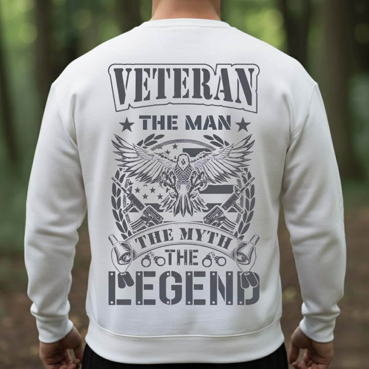 Proud Veteran Shirt – The Man The Myth The Legend – American Warrior Style