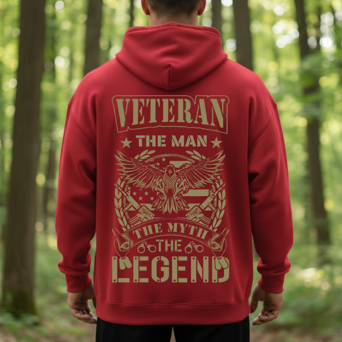 Proud Veteran Shirt – The Man The Myth The Legend – American Warrior Style