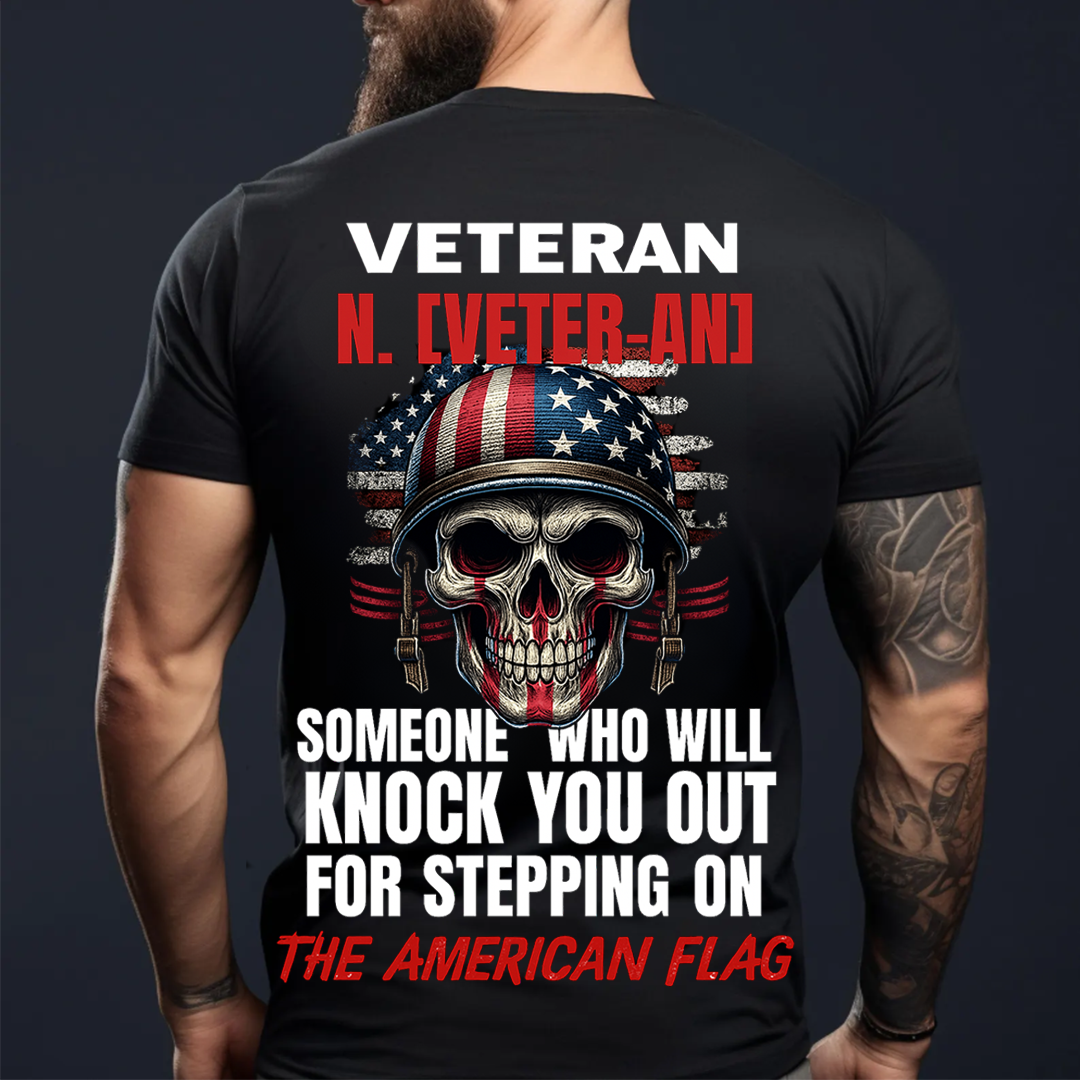 U.S. Veteran Shirt - Veteran (Noun) - Funny Veteran Shirt, Perfect Gift For Veteran - Bold Military Humor