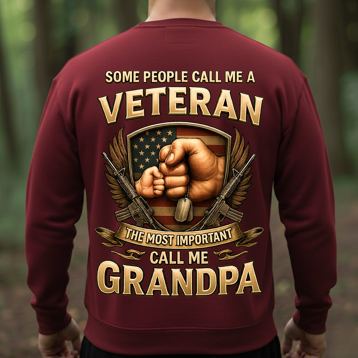 Veteran Grandpa Shirt – Proud Military Grandpa Gift – Some Call Me Veteran The Most Important Call Me Grandpa Tee