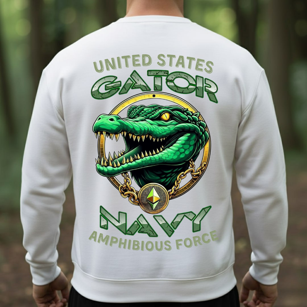 US Navy Veteran Shirt – Gator Amphibious Force Pride – Bold Military Tee