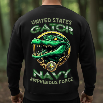 US Navy Veteran Shirt – Gator Amphibious Force Pride – Bold Military Tee