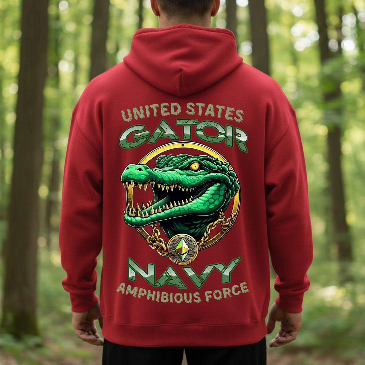 US Navy Veteran Shirt – Gator Amphibious Force Pride – Bold Military Tee