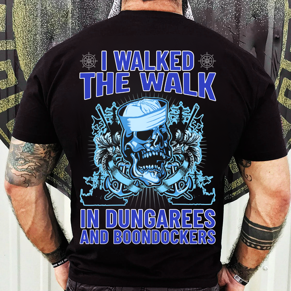 Sailor Veteran Shirt – Dungarees and Boondockers – Funny Military Gift Tee