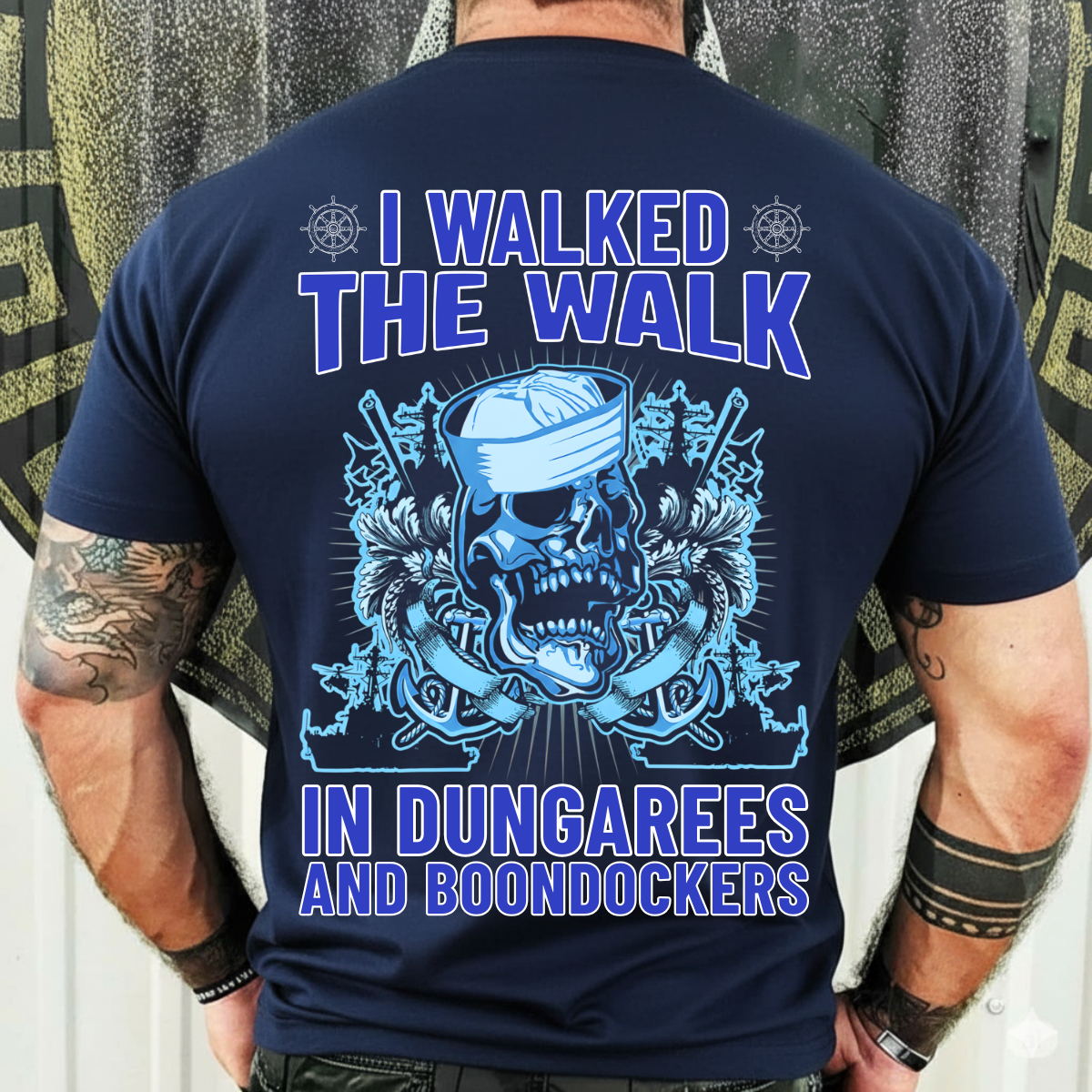 Sailor Veteran Shirt – Dungarees and Boondockers – Funny Military Gift Tee