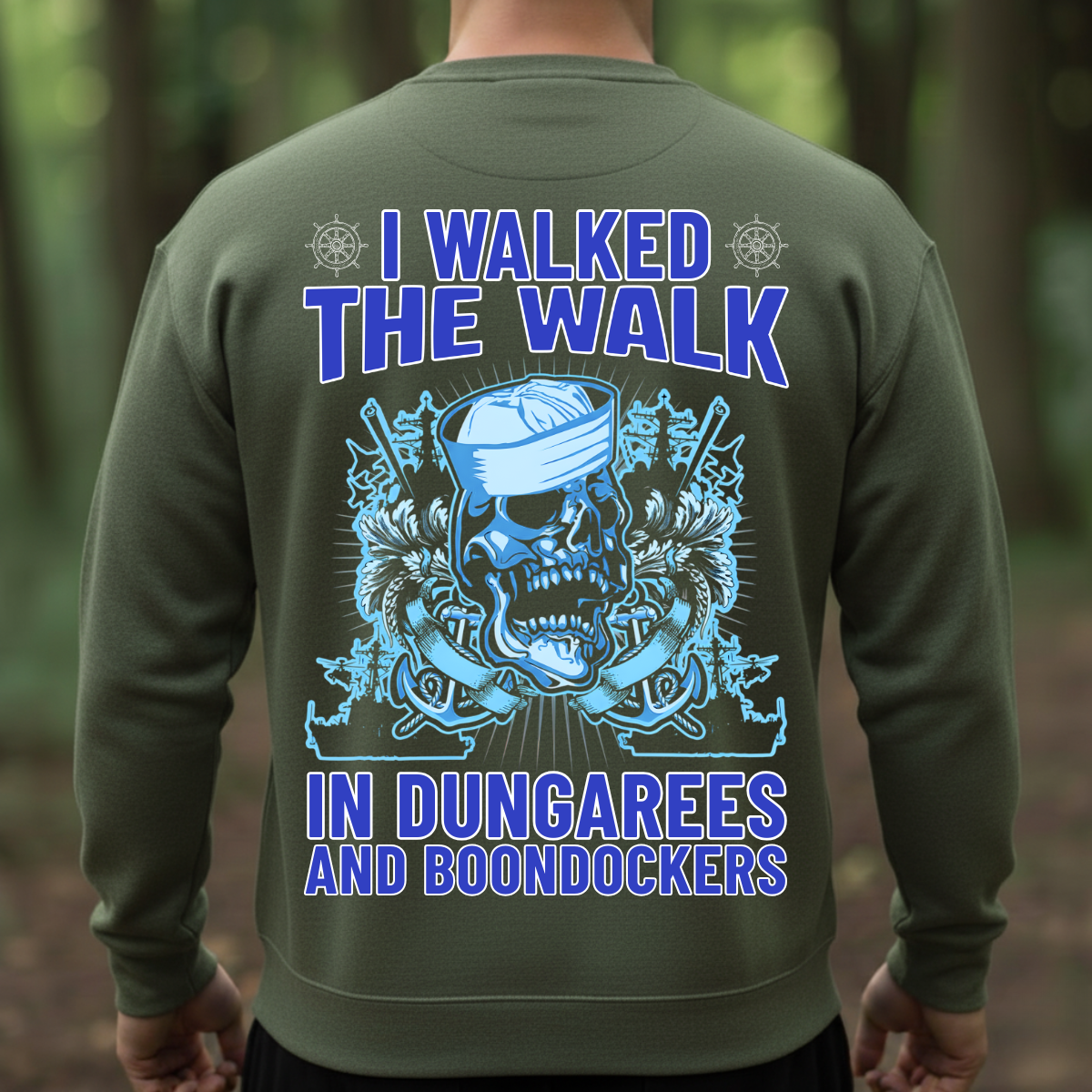 Sailor Veteran Shirt – Dungarees and Boondockers – Funny Military Gift Tee