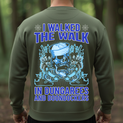 Sailor Veteran Shirt – Dungarees and Boondockers – Funny Military Gift Tee