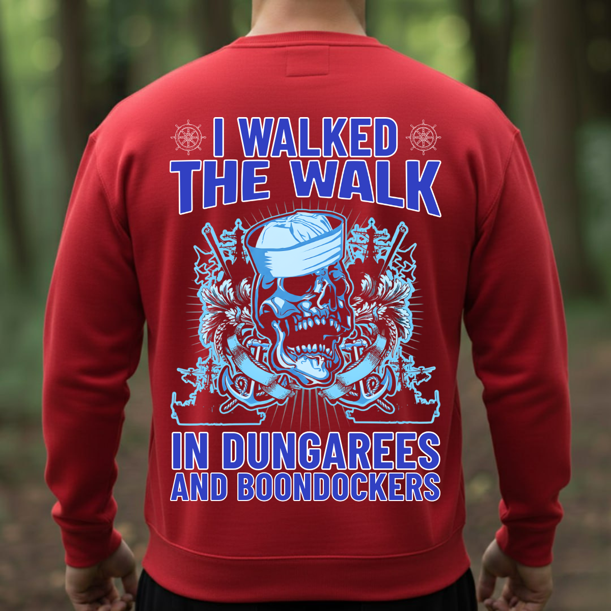 Sailor Veteran Shirt – Dungarees and Boondockers – Funny Military Gift Tee