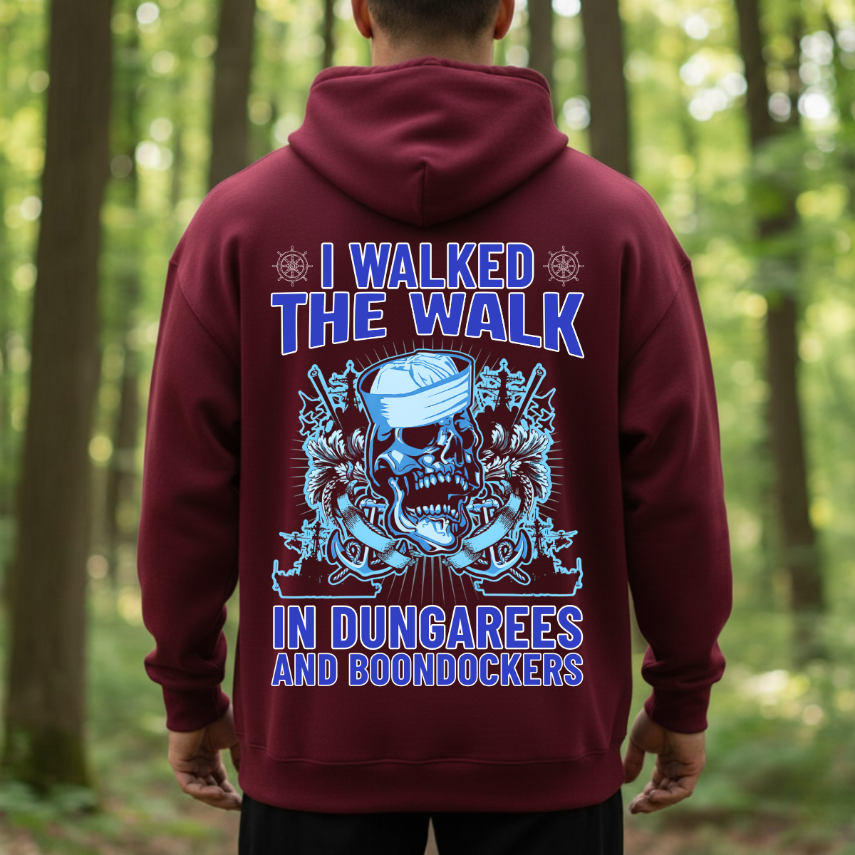 Sailor Veteran Shirt – Dungarees and Boondockers – Funny Military Gift Tee