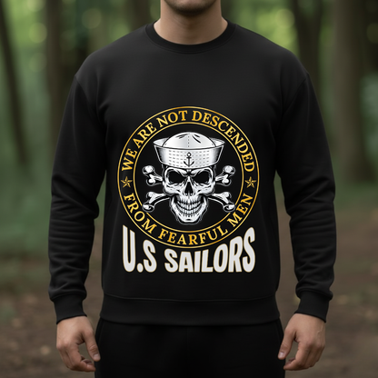 Sailor Veteran Shirt – We Are Not Descended From Fearful Men – Sailor Pride Tee