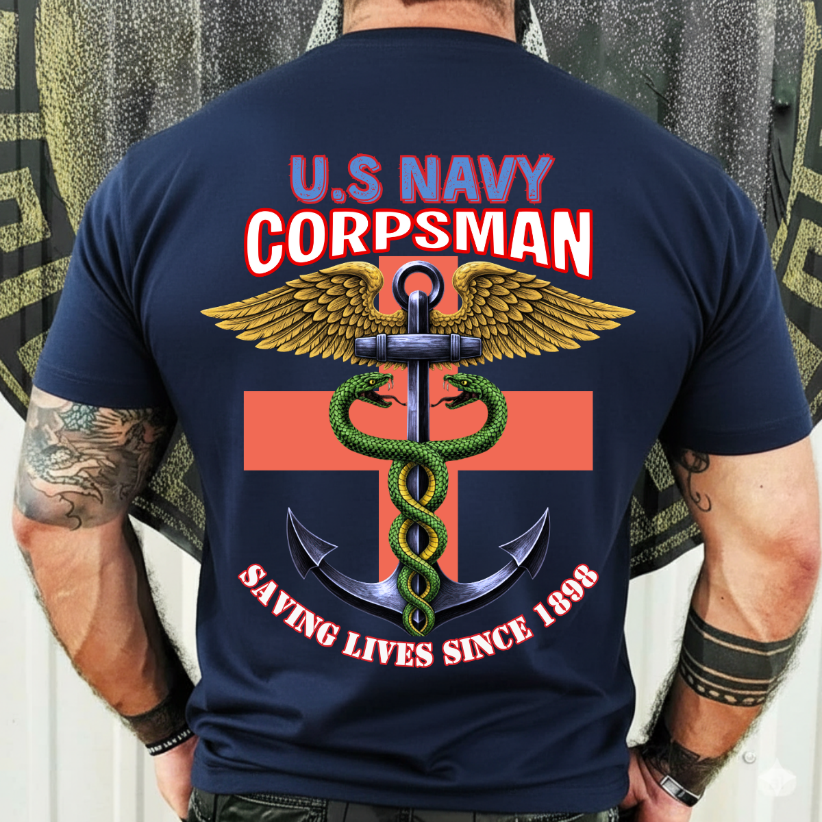 Navy Veteran Shirt – Saving Lives Since 1898 Corpsman Pride – U.S. Military Medic Tee