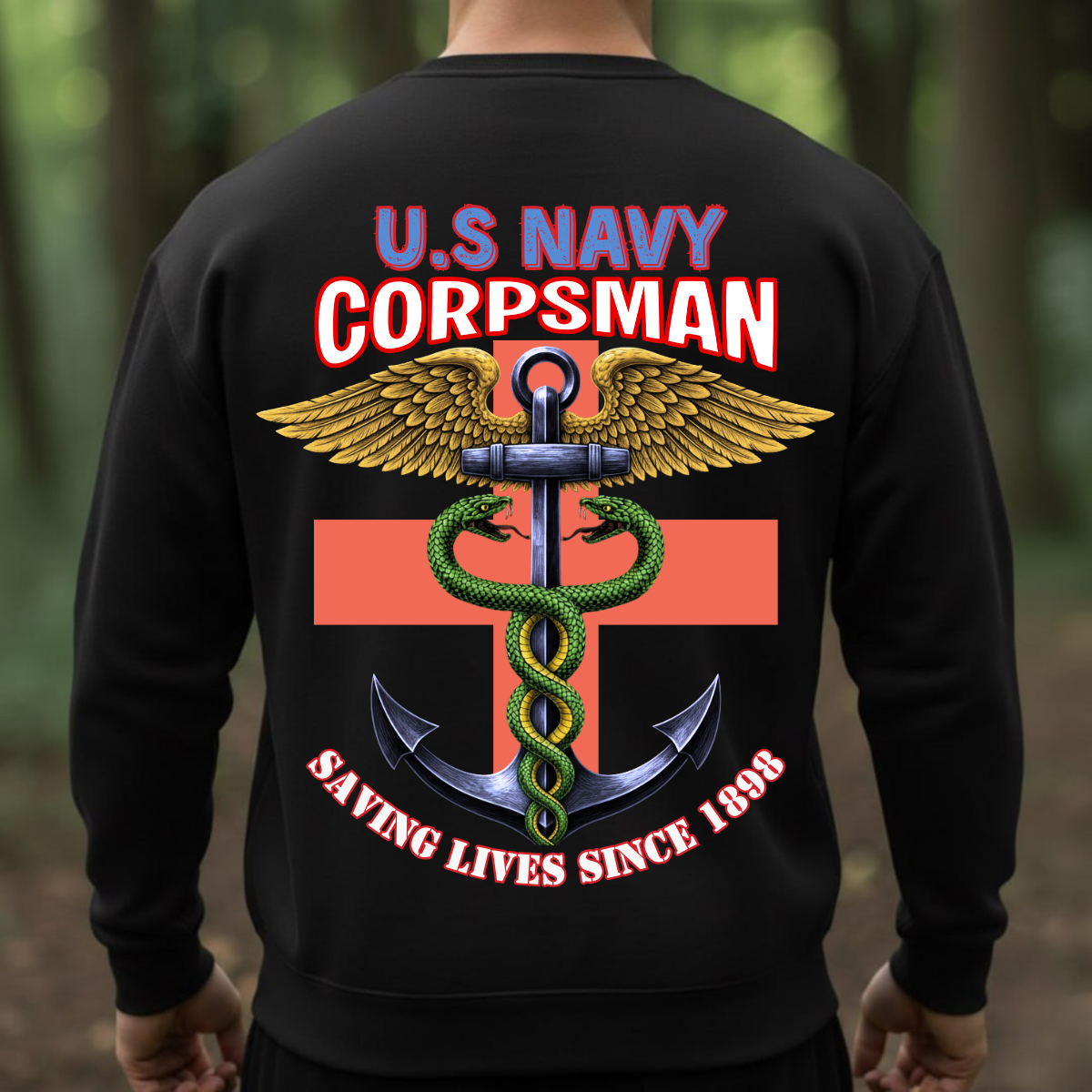 Navy Veteran Shirt – Saving Lives Since 1898 Corpsman Pride – U.S. Military Medic Tee