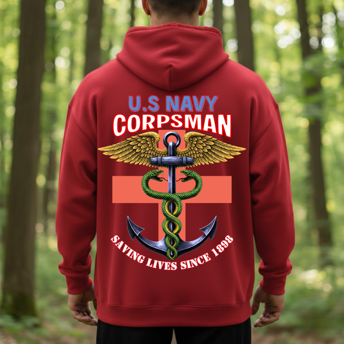 Navy Veteran Shirt – Saving Lives Since 1898 Corpsman Pride – U.S. Military Medic Tee