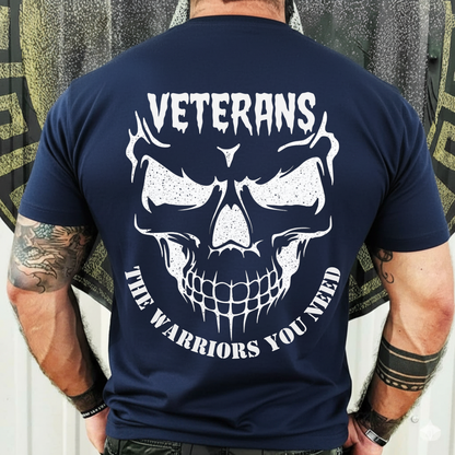 Bold Skull Graphic T-Shirt, Sweatshirt, Hoodie – The Warriors You Need – Military Veterans Apparel