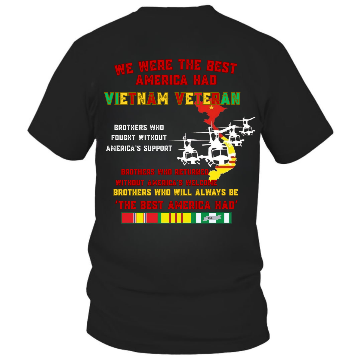 Vietnam Veteran Tribute Shirt, U.S. Vietnam Veteran Shirt, Honor, Sacrifice, and Brotherhood
