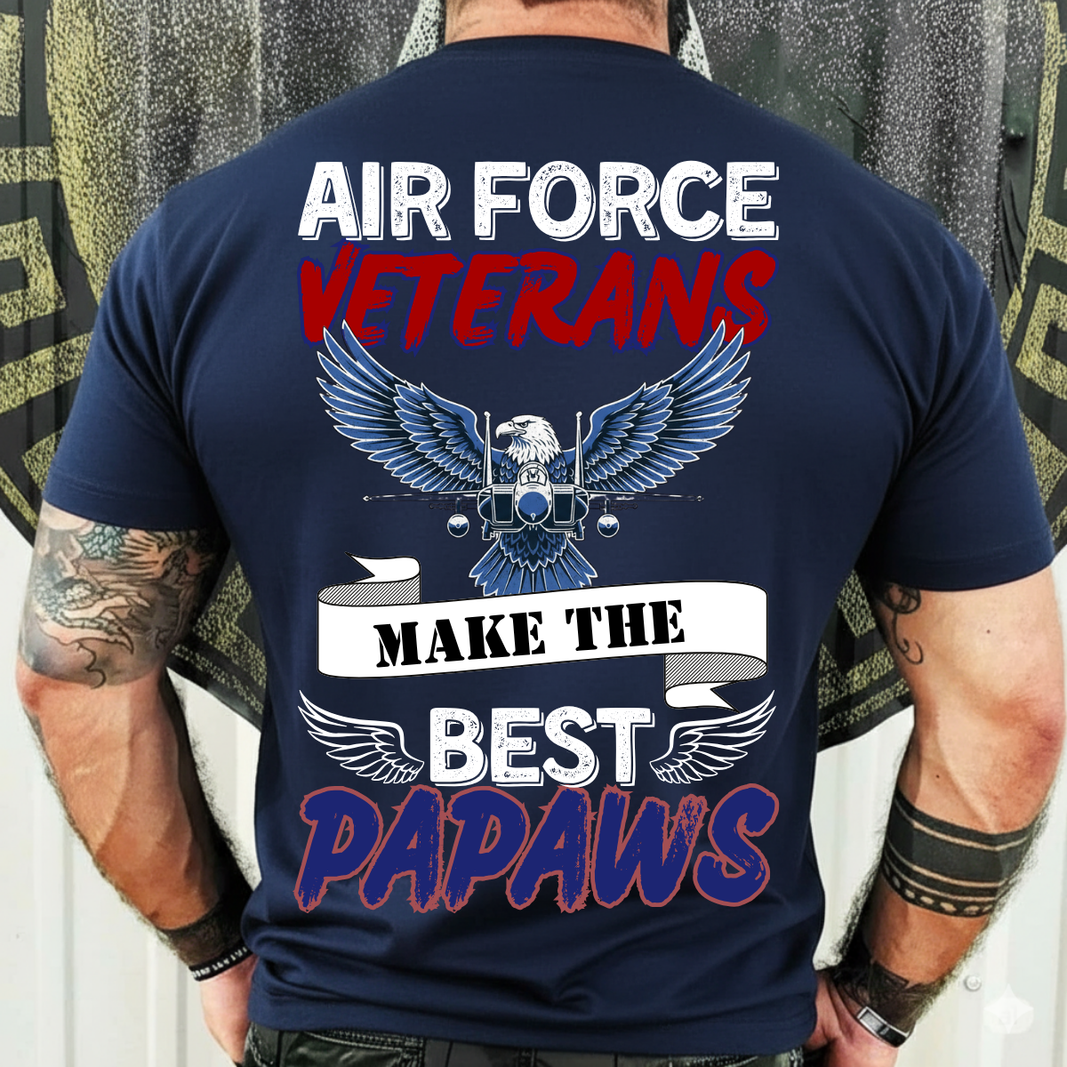 US Air Force Veteran Shirt – Papaw Gift for Grandpa – Proud Military Tee