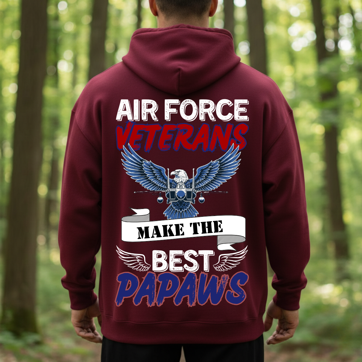 US Air Force Veteran Shirt – Papaw Gift for Grandpa – Proud Military Tee