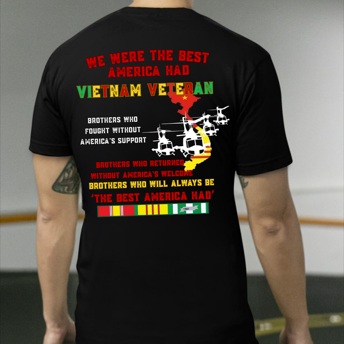 Vietnam Veteran Tribute Shirt, U.S. Vietnam Veteran Shirt, Honor, Sacrifice, and Brotherhood