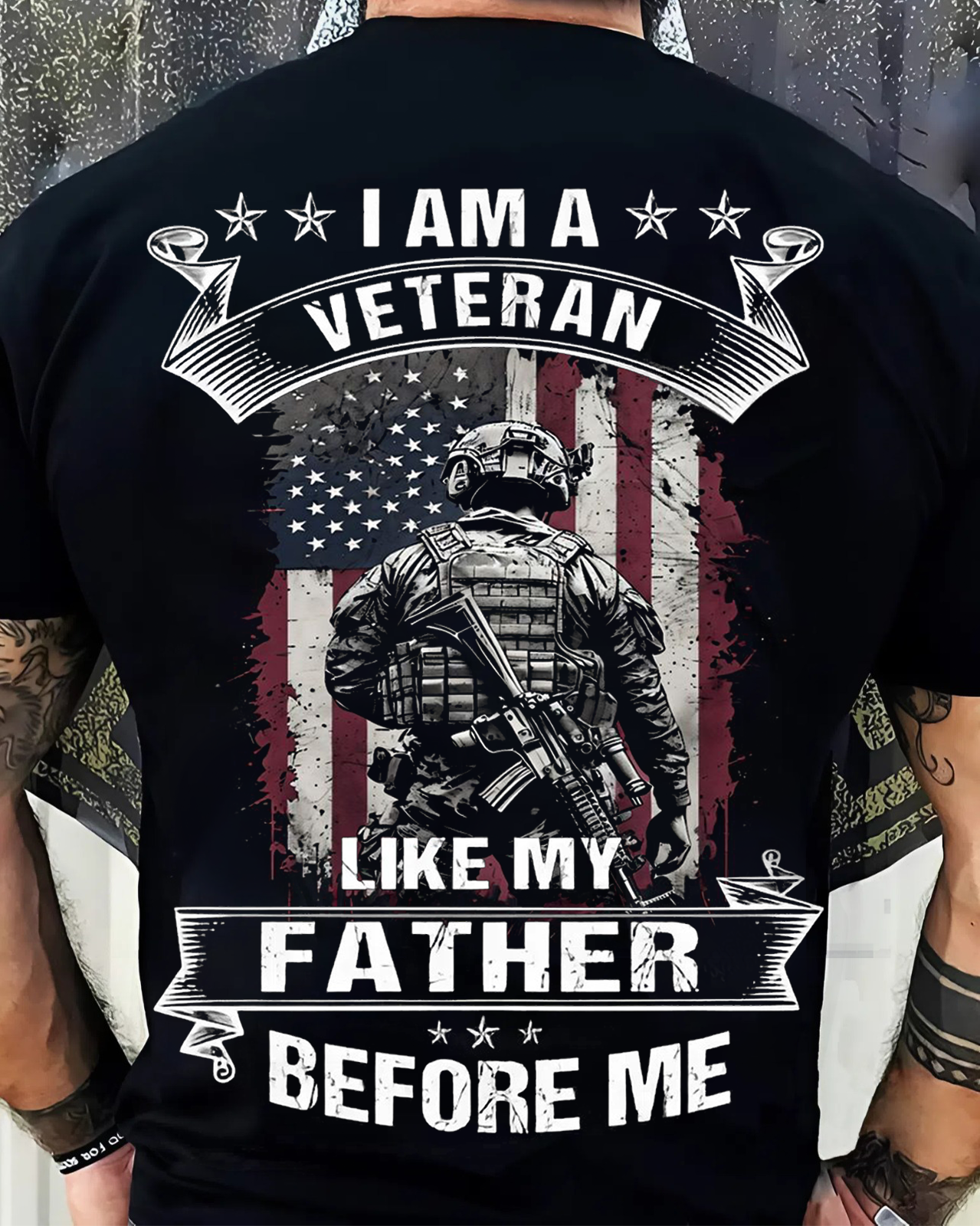 Like My Father Before Me Veteran T-Shirt – A Legacy of Service, Veteran T-shirts as gifts