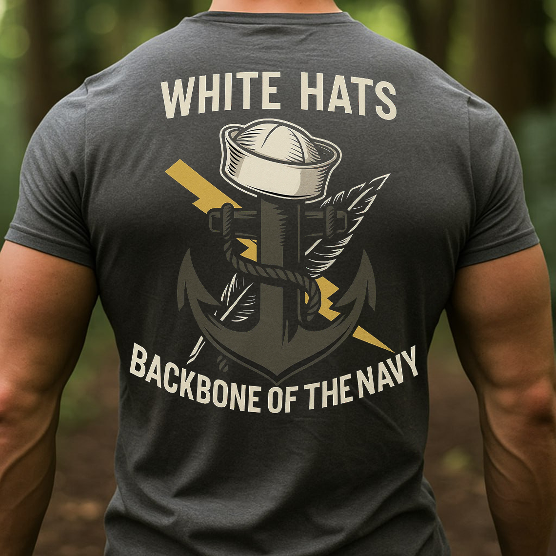 Navy Veteran White Hats Shirt, Sweatshirt, Hoodie – Backbone of the Navy Sailor Tee