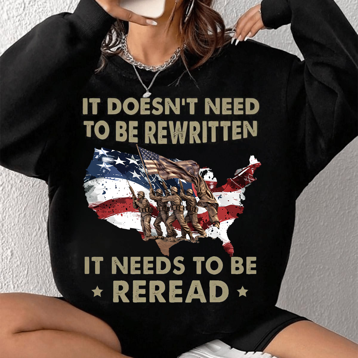 Strength and Resolve US Flag T-Shirt for Those Who Honor History, T-shirt for men and women, T-shirt Veteran as Gift