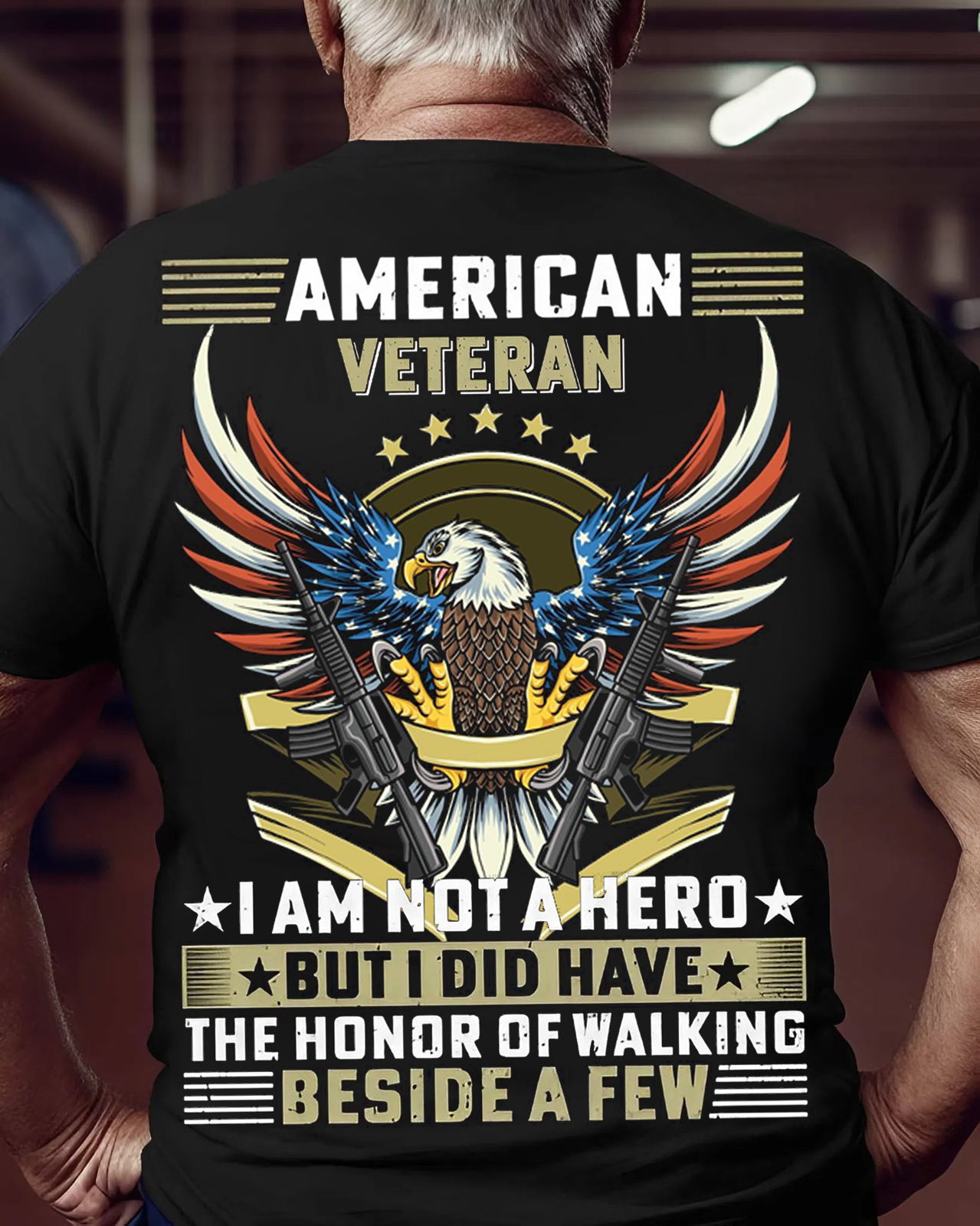 American Veteran Not a Hero, But Honored to Walk Beside Them
