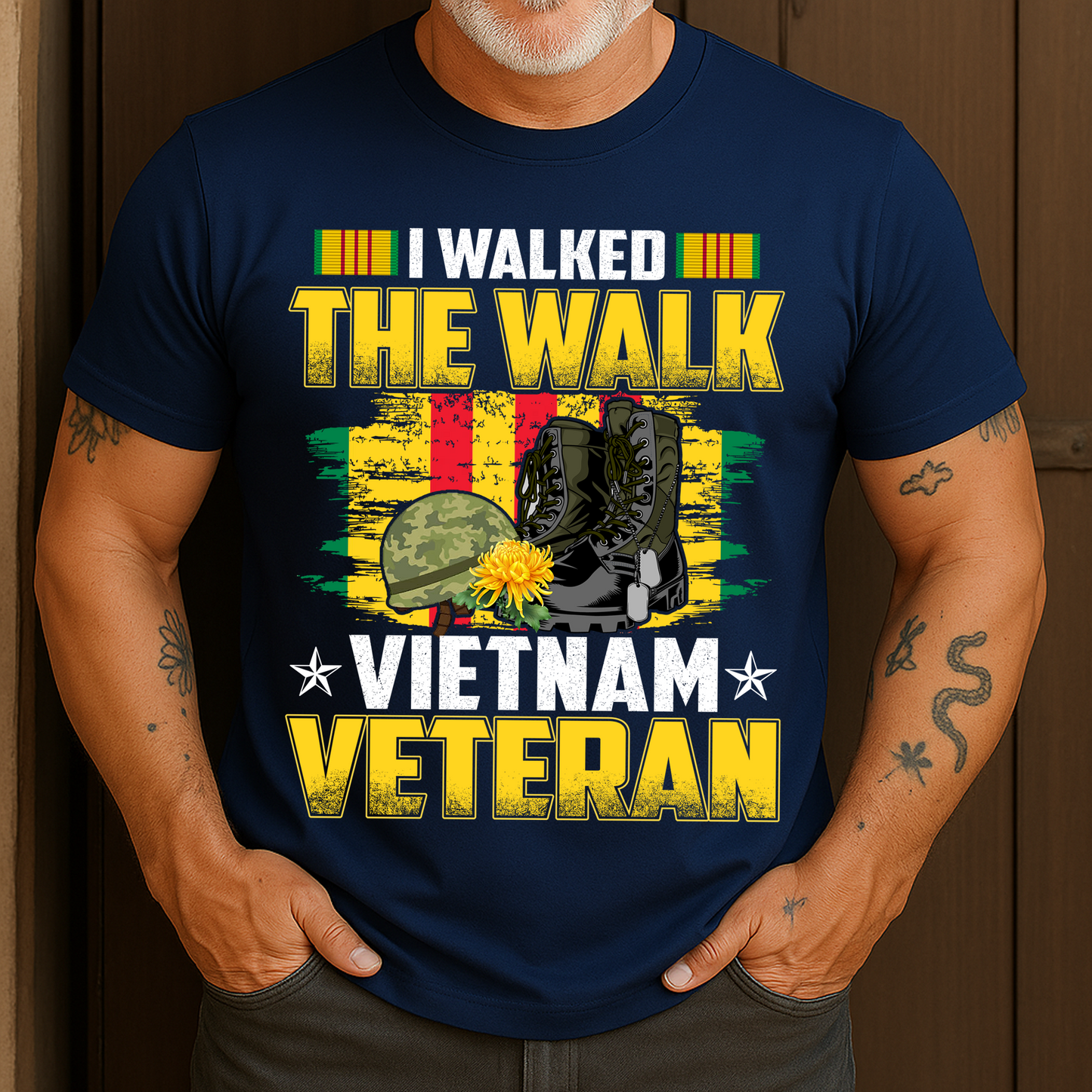 I Walked The Walk Vietnam Veteran T-Shirt