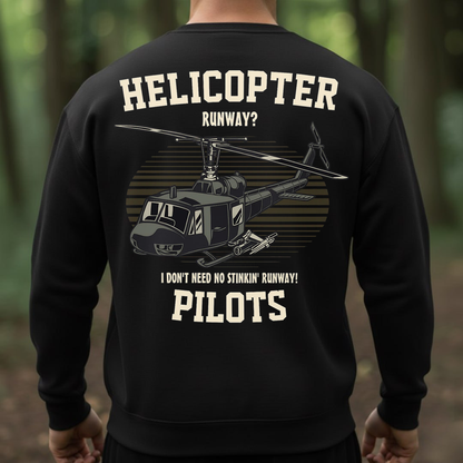 Helicopter Veteran Shirt, Sweatshirt, Hoodie – Funny Runway Quote Military Aviation Veteran Tee