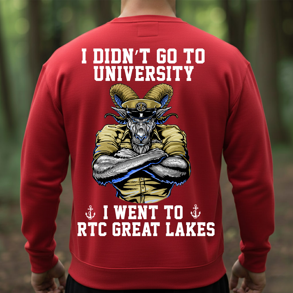I Didn’t Go to University I Went to RTC Great Lakes Shirt – Proud Sailor Veteran Design Hoodie, Sweatshirt for Veterans