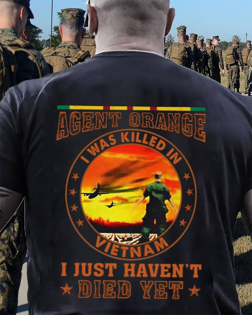 Agent Orange I was Killed In Vietnam I Just Haven't Died Yet - Perfect Gift For Vietnam Veteran, Grandpa, Dad on Vietnam Veterans Day Classic T-Shirt