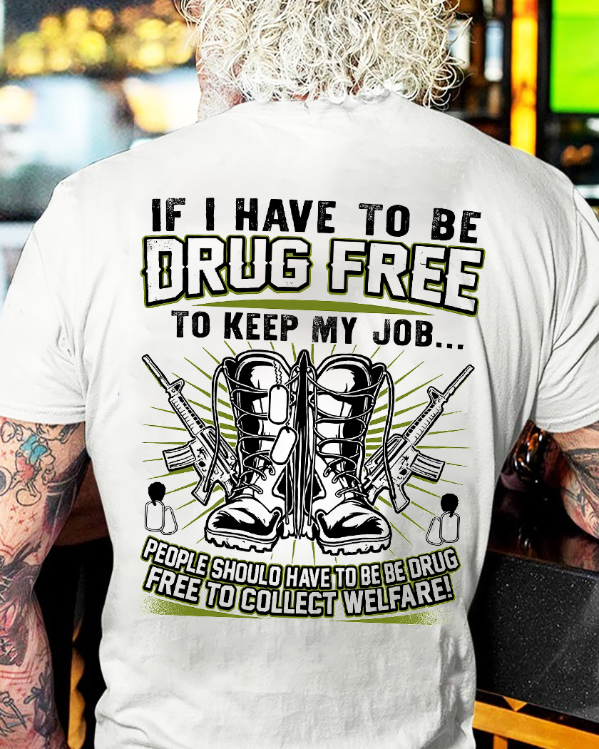 Drug Free Proud  Stand for What is Right Veteran