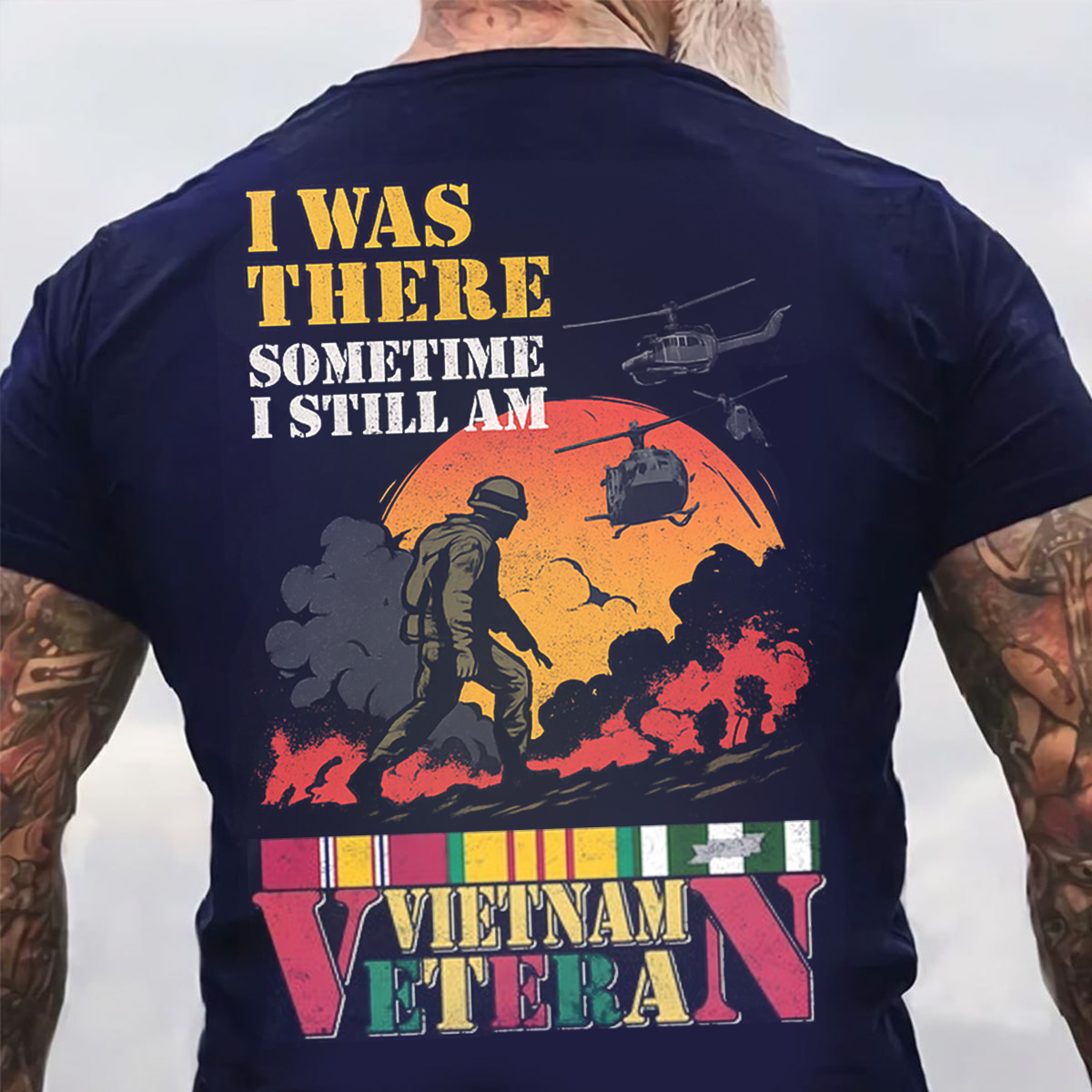 Vietnam Veteran Shirt – I Was There, Sometime I Still Am – US Army Tribute Tee - Soldier Silhouette