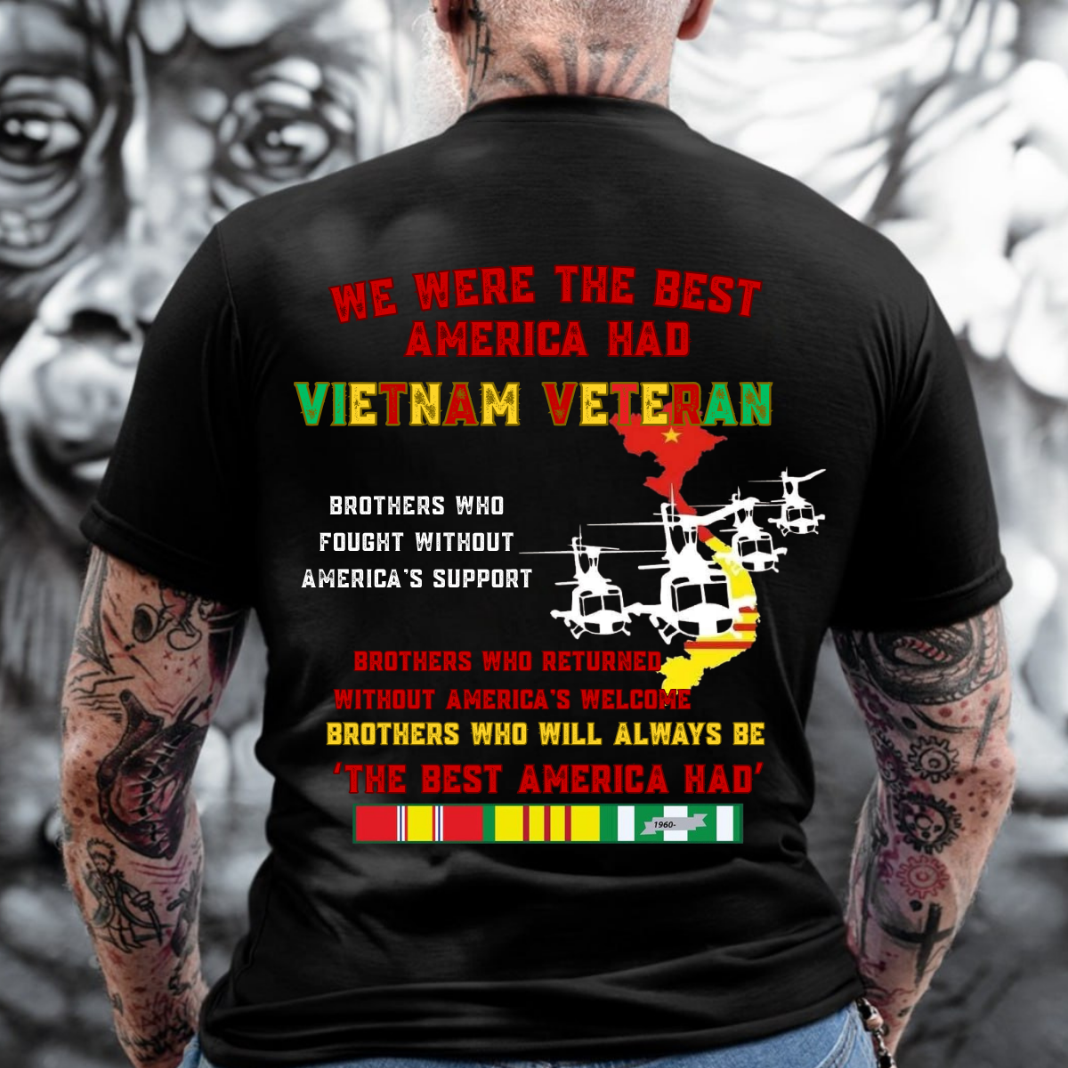 Vietnam Veteran Tribute Shirt, U.S. Vietnam Veteran Shirt, Honor, Sacrifice, and Brotherhood