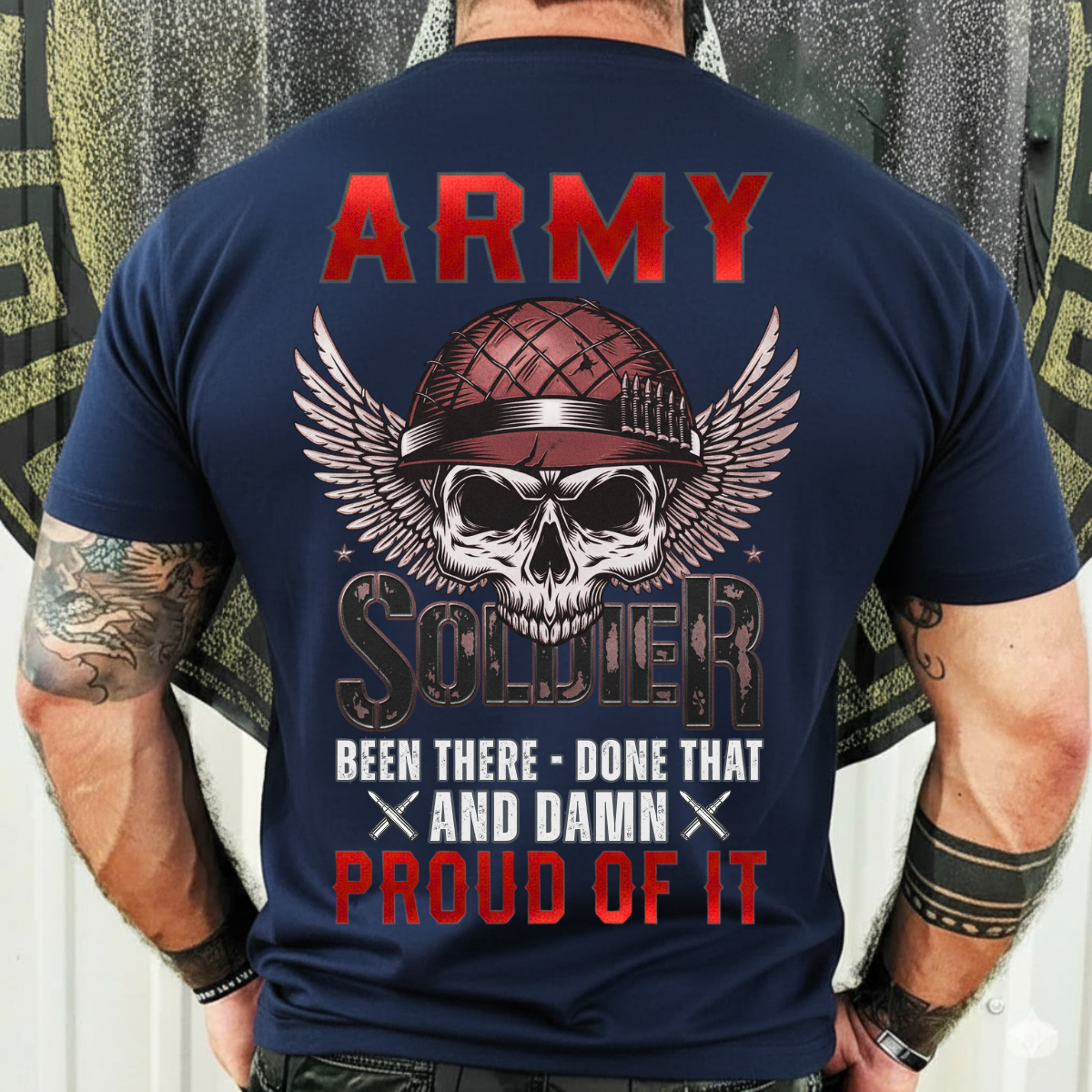 Army Soldier Veteran Shirt – Been There Done That – Military Pride Gift Tee