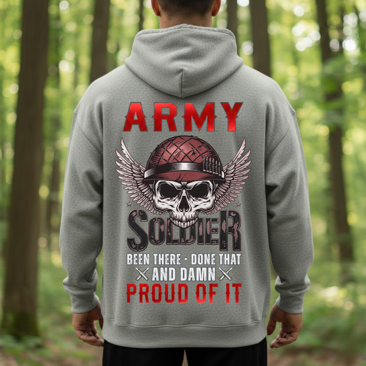 Army Soldier Veteran Shirt – Been There Done That – Military Pride Gift Tee
