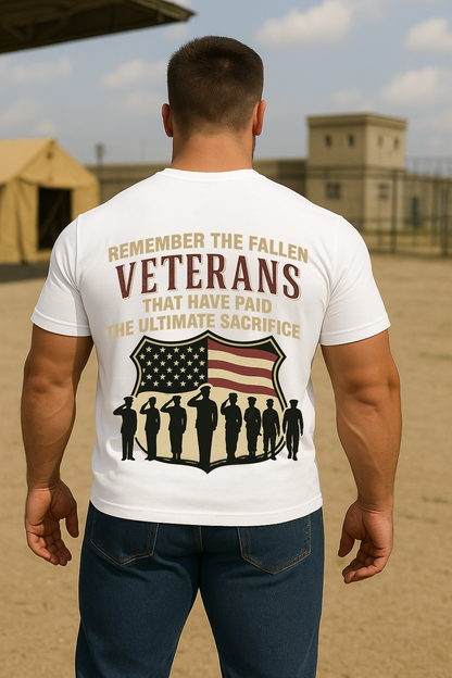 Military Veteran Memorial T-Shirt – Honor Those Who Paid the Ultimate Sacrifice