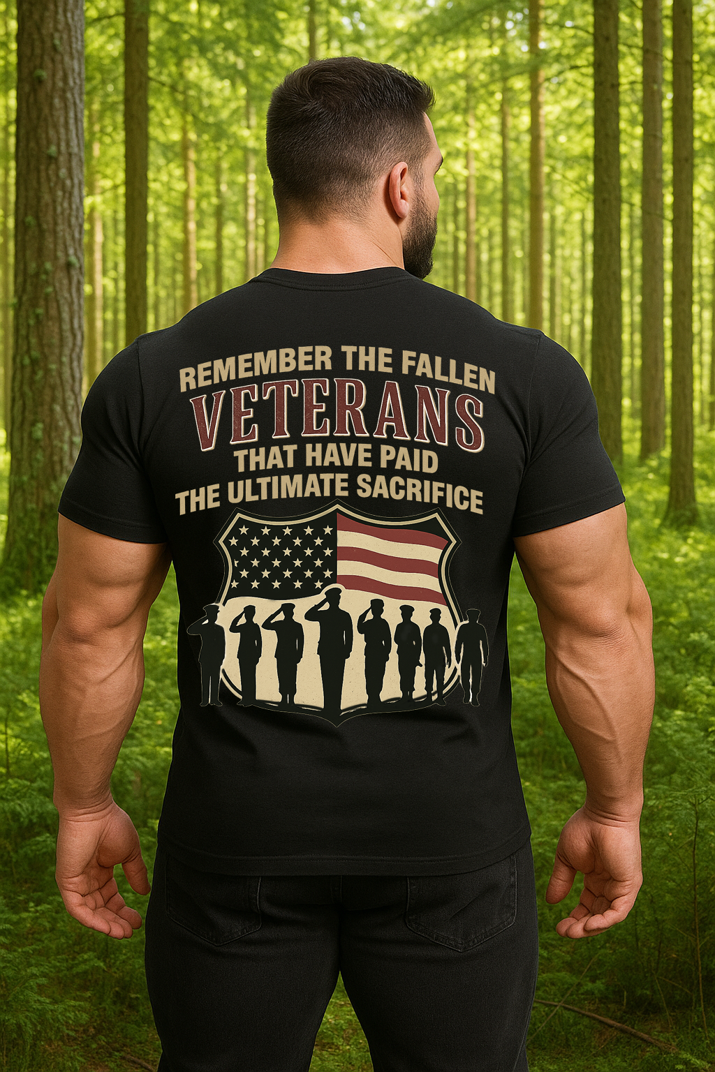 Military Veteran Memorial T-Shirt – Honor Those Who Paid the Ultimate Sacrifice