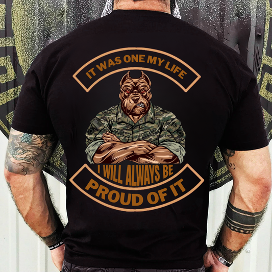 Proud Marine Shirt – Always Be Proud of It – USMC Veteran Gift Tee