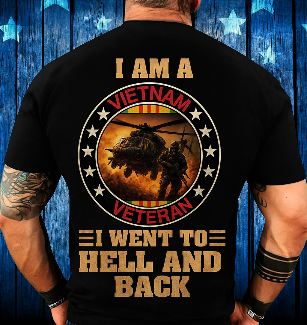 Vietnam Veteran Shirt – A Tribute to Fathers and Brave Men Who Fought and Returned Gift For Men's and Husband