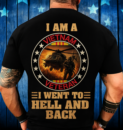Vietnam Veteran Shirt – A Tribute to Fathers and Brave Men Who Fought and Returned Gift For Men's and Husband